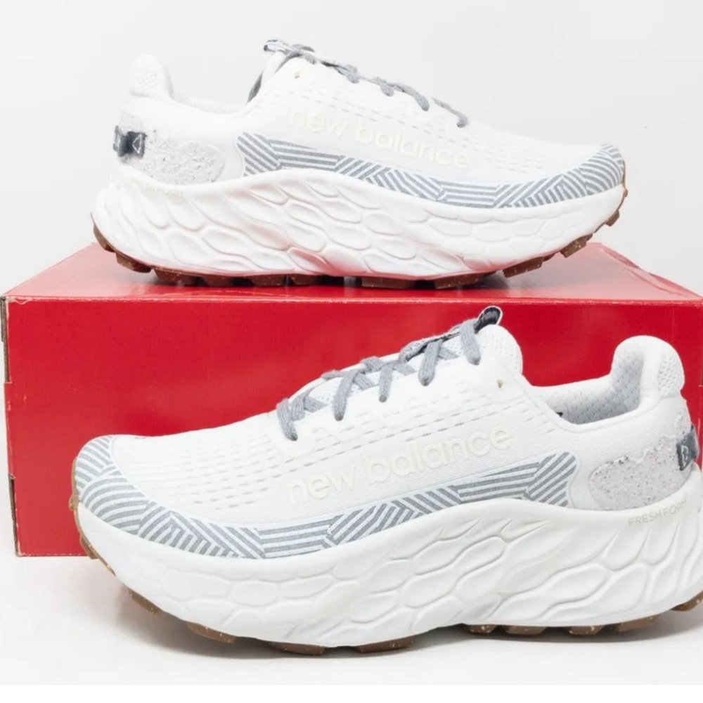 New Balance Fresh Foam X More Trail v3 Running Shoes in White